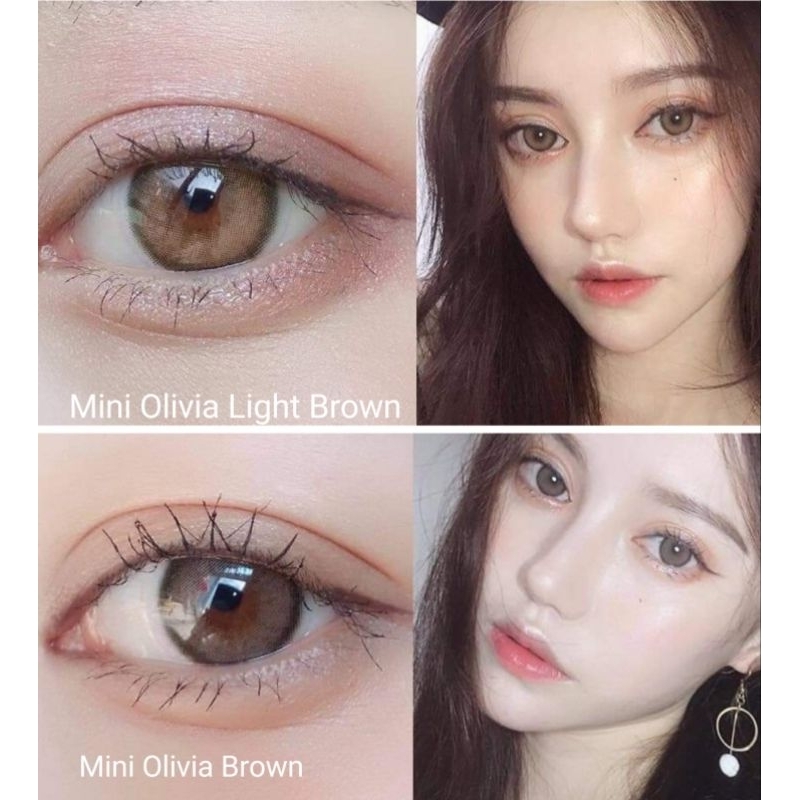 mini-olivia-brown-light-brown-สายตาปกติถึง-7-50-คอนแทคเลนส์-kitty-kawaii