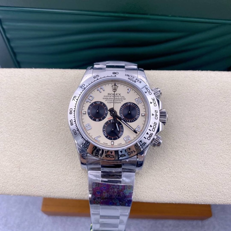 นาฬิกาข้อมือผู้ชาย-rolex-daytona-งาน-top-swiss-โรงงาน-copy-clean-factory