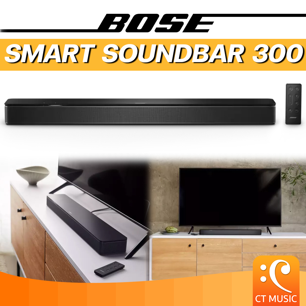 bose-smart-soundbar-300-black-ลำโพง