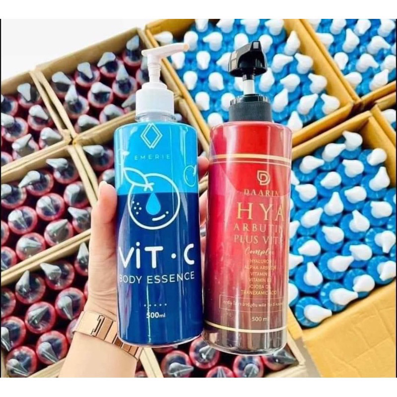 โลชั่นวิตซีพัชชา-วิตซีสดพัชชา-vit-c-emerie-ไฮยาลดรอยแตกพัชชา-เซรั่มเข้มข้น-500-ml