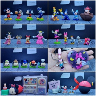 Mickey Mouse Minnie Mouse Disney gachapon ดิสนีย์ มิกกี้ เมาส์ มินนี่ เมาส์ กาชาปอง พวงกุญแจ