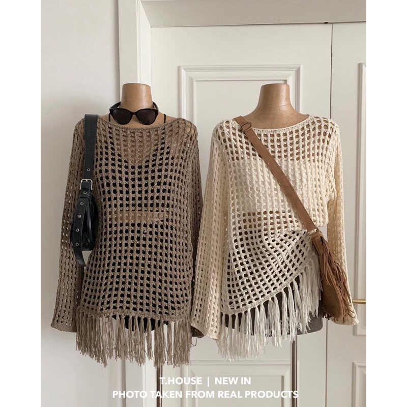 พร้อมส่ง-เสื้อknitถัก-งานน่ารักมากก-ตัวนี้-แนะนำเลยครับ