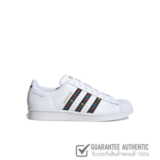 ADIDAS SUPERSTAR FZ0059 รองเท้าแฟชั่นผู้ชายและผู้หญิง รองเท้าผ้าใบ