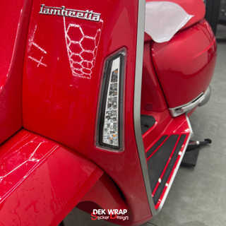 Lambretta G350 ฟิล์มกันรอยไฟเลี้ยวหน้าหลังแลมเบรตต้า