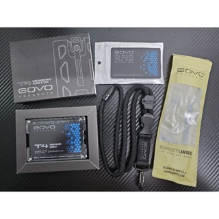 Govo​ T4 Badge Holder/WALLET​ /WALLET +  LANYARD +RFID Blocking card​(Polycarbonate)​ -​Black​ ของแท้