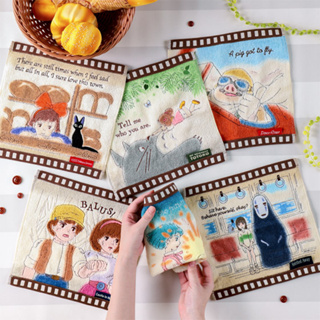 Ghibli Totoro / Kikis Delivery Service ผ้าขนหนู ลายแผ่นฟิล์ม สินค้าญี่ปุ่น