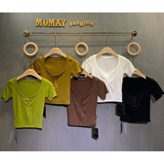 เสื้อแต่งกระดุมเปิดได้จริงทุกเม็ด งานป้าย MOMAY(โมเม)