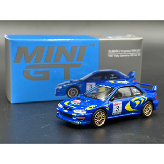 MINIGT  Subaru Impreza WRC97 1997 Rally Sanremo Winner #3