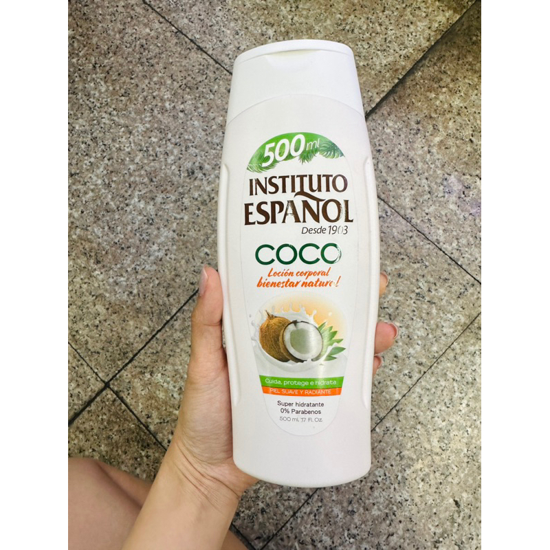 โลชั่นทาผิว-instituto-espanol-coconut-500-ml-นำเข้าจากสเปน