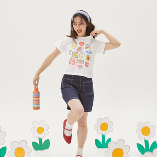 Bringhome My little garden baby t-shirt เสื้อยืด baby tee ผ้านุ่ม