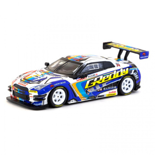 Tarmac Works T64-005-GDY 1/64 NISSAN SKYLINE GT-R R35 GREDDY TRUST E-RACING DIECAST SCALE MODEL CAR