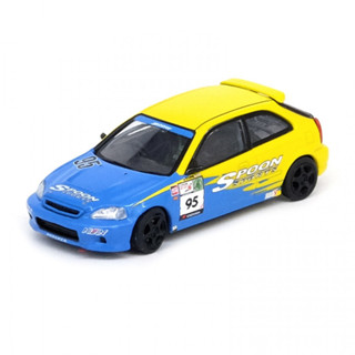 Inno64 IN64-EK9-SP 1/64 HONDA CIVIC TYPE-R EK9 TUNED BY SPOON SPORTS DIECSAT SCALE MODEL CAR