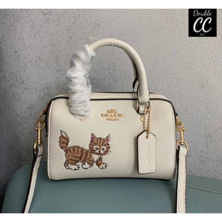 (แท้ 💯%‼ from Factory) Mini Rowan Crossbody With Happy Cat