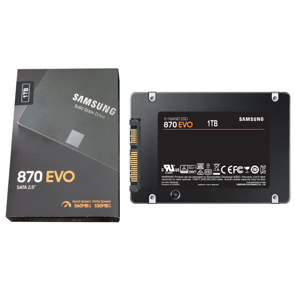 Samsung 1TB 870 EVO SATA III 2.5 inch Internal SSD (MZ77E1T0), Read