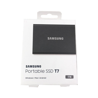 Samsung 1TB T7 Portable SSD Drive MU-PC1T0T ( Titan Gray ) - USB 3.2 Type-C ,1050MB/s