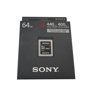 Sony 64GB G Series XQD Memory Card (QD-G64F) - Read: 440 MB/s, Write: 400 MB/s