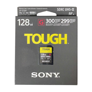 Sony 128GB SF-G series TOUGH UHS-II SDXC Memory Card (SF-G128T) - 300MB/s, IP68