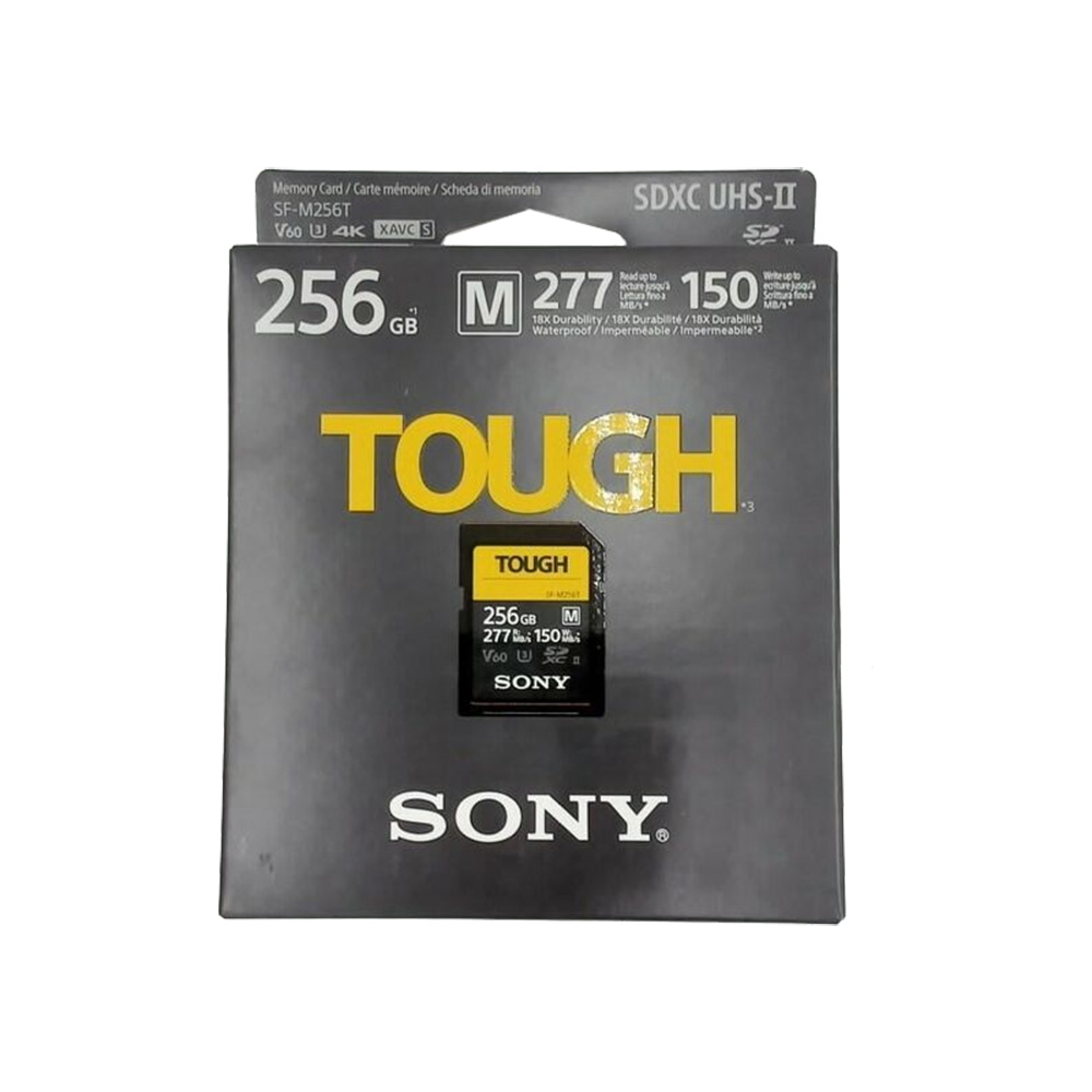 Sony 256GB SF-M series TOUGH UHS-II SDXC Memory Card (SF