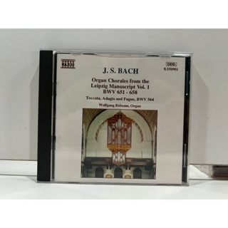 1 CD MUSIC ซีดีเพลงสากล NAXOS J.S. BACHOrgan Chorales from the Leipzig Manuscript Vol.1 (C5D65)
