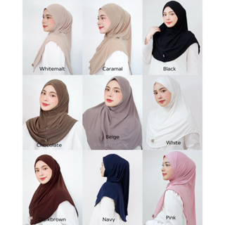 ราคาพิเศษ 💓 ผ้าคลุมหน้านิ่มไอทีวายสวมสำเร็จ NanimHijab