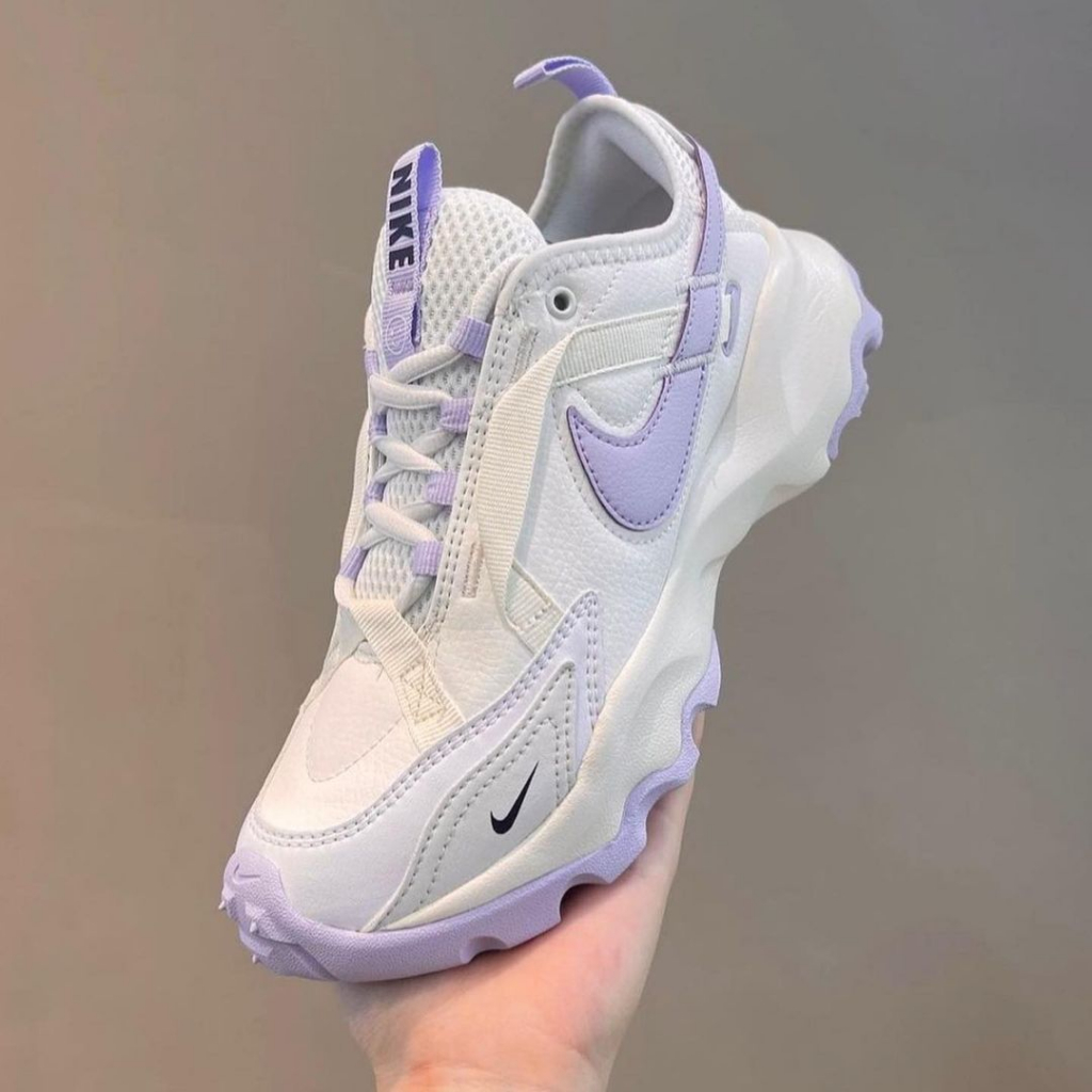 พร้อมส่ง-nike-tc7900-white-purple-ของเเท้-100