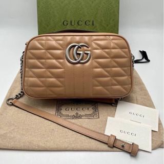 New Gucci Interlocking WOC size 7.5”L 4.5”H 1.5”D การ์ด ถุงผ้า