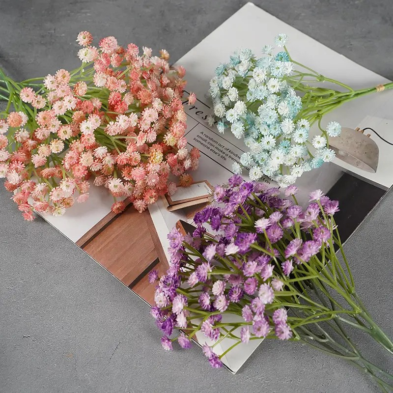 พร้อมส่ง-ดอกยิปโซปลอม-baby-flowers-ดอกประดิษฐ์เหมือนจริง-สีสวยสดใส-ดอกไม้จำลอง-ใช้ตกแต่งห้อง-ห้องนั่งเล่น-ห้องนอน-คอนโด