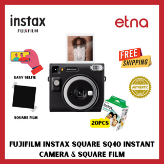 Fujifilm Instax Square SQ40 Instant Camera & square film