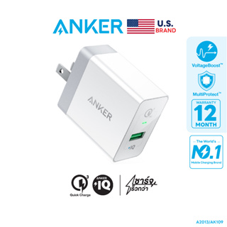 Anker PowerPort+ 1 with Quick Charge 3.0 (18W) ที่ชาร์จมือถือ แท็บเล็ต ชาร์จเร็ว Android ด้วยเทคโนโลยี QC3.0