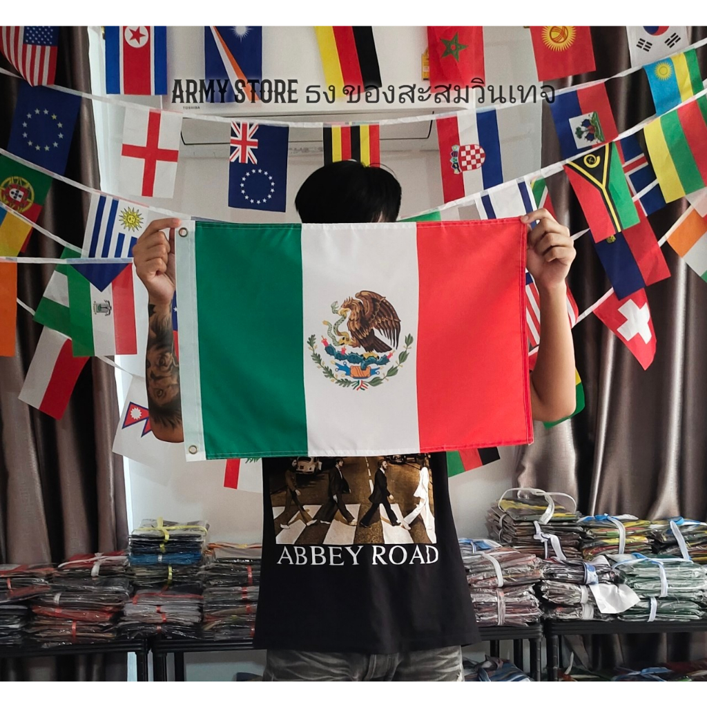 lt-ส่งฟรี-gt-ธงชาติ-เม็กซิโก-mexico-flag-4-size-พร้อมส่งร้านคนไทย