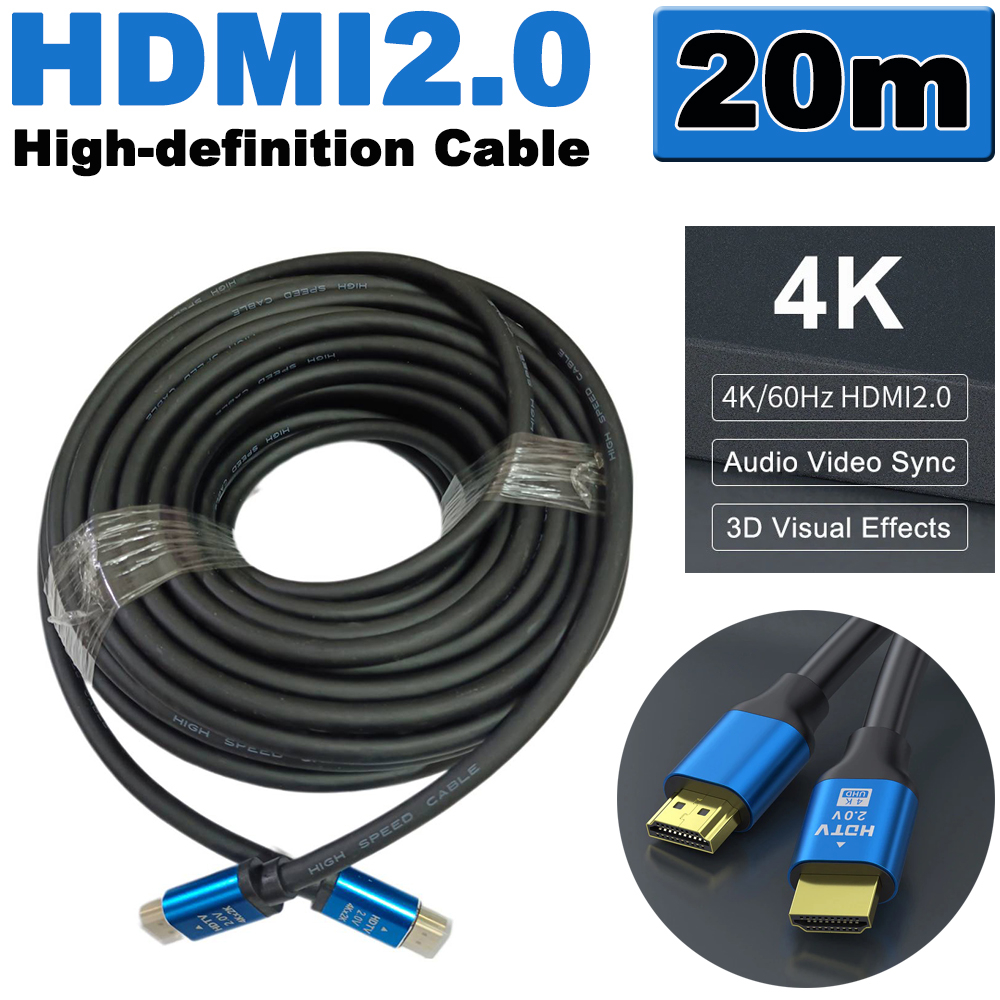 สาย-hdmi2-0-high-definition-cable-ยาว-20m-4k-60hz-2k-144hz-สำหรับ-tv-iptv-pc-xbox-ps3-4