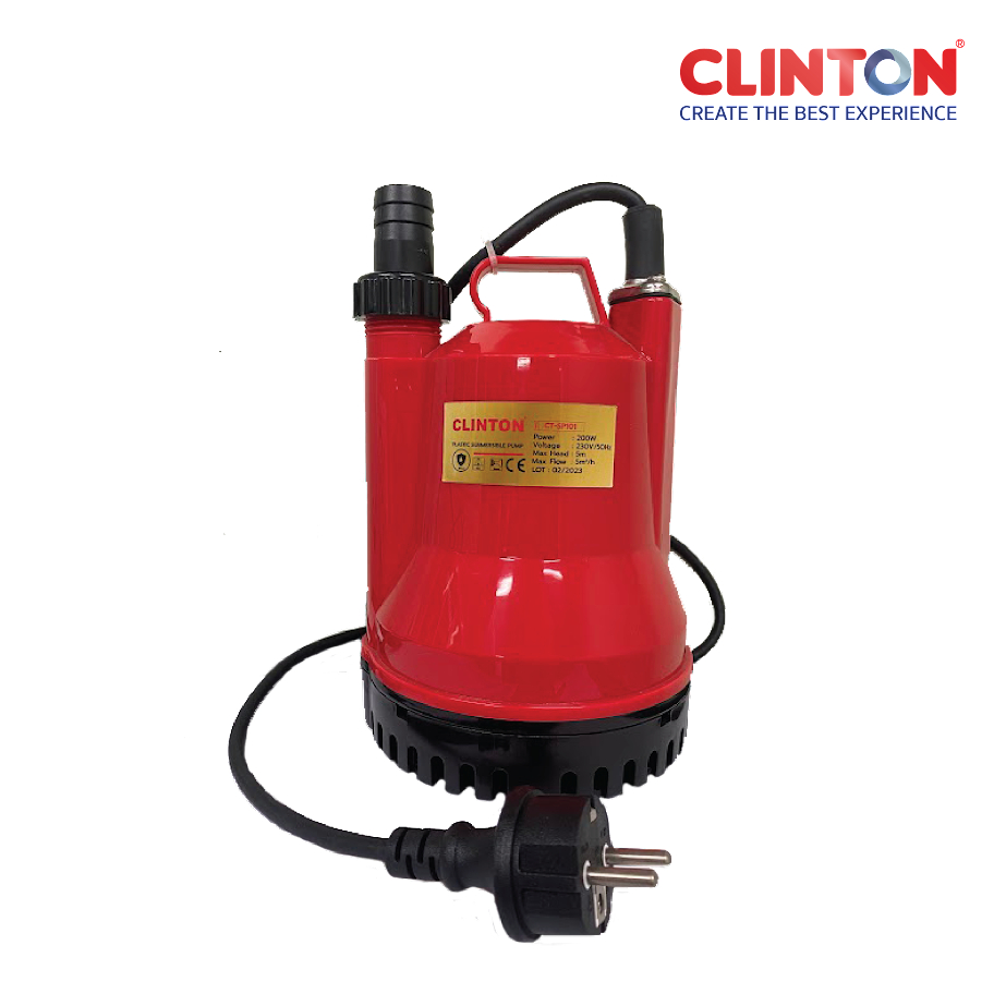 clinton-คลินตัน-ปั๊มแช่พลาสติก-200w-คลินตัน-รุ่น-ct-sp101