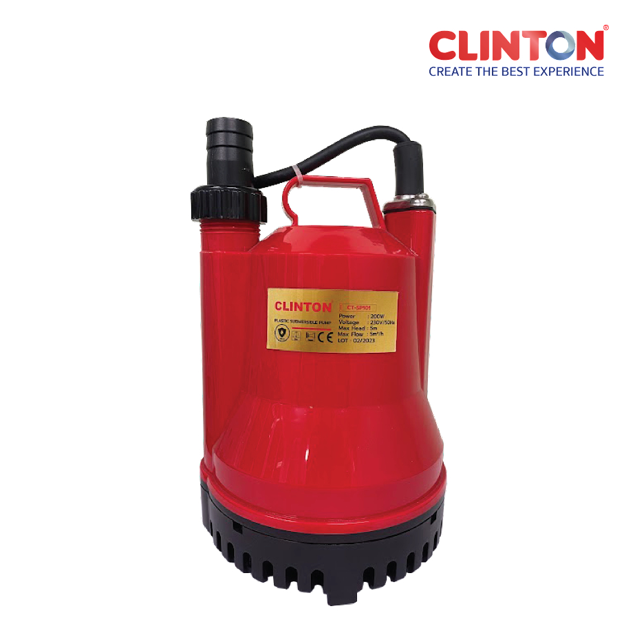 clinton-คลินตัน-ปั๊มแช่พลาสติก-200w-คลินตัน-รุ่น-ct-sp101