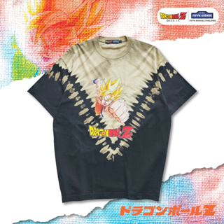 DBZ  เสื้อดราก้อนบอลมัดย้อม DragonballZ ลายโกคู ทรงโอเวอร์ไซส์ ของแท้ลิขสิทธิ์จากญี่ปุ่น