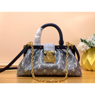 พรี​ ราคา9800 Lv Louis Vuitton M46544 หนังแท้ กระเป๋าสะพายข้าง กระเป๋าสะพาย28*14*10cm