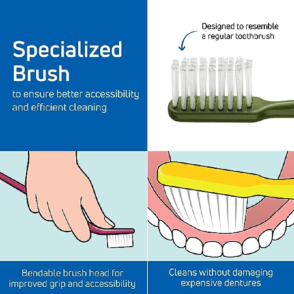 tepe-denture-care-แปรงทำความสะอาดฟันปลอม-ชนิดถอดได้-เทเป้-เด็นเจอร์-แคร์-คละสี-by-dennex