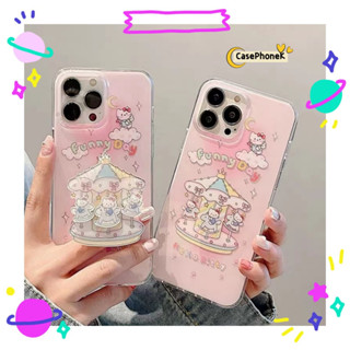 ✨จัดส่งภายใน 24 ชม✨เคสไอโฟน12 13 14 Pro For 11 HelloKitty ความนิยม การ์ตูน สาวน่ารักหัวใจ แฟชั่น การป้องกันการตก Case