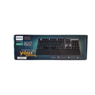 คีย์บอร์ด Philips SPK8614/8404 Mechanical Keyboard Blue Sw (TH)