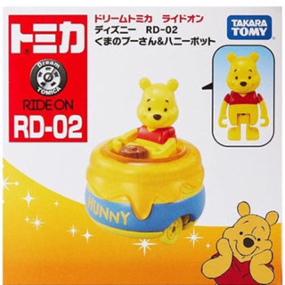 Tomica Disney Motors Ride on Winnie the Pooh &amp; Honeypot Disney โทมิก้า โมเดลรถดิสนีย์ พูห์ ของแท้จากญี่ปุ่น