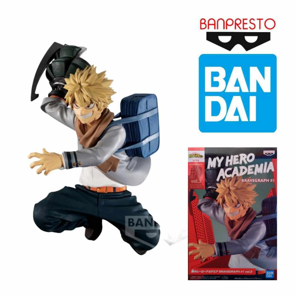 Figurine My Hero Academia - Katsuki Bakugo, Bravegraph Vol. 3 Par Banpresto