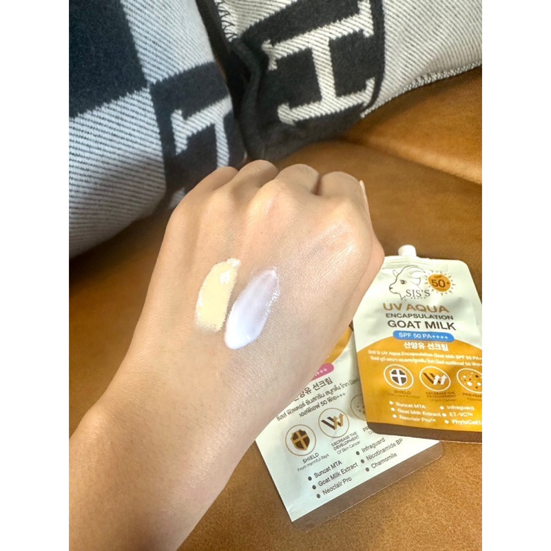 พร้อมส่ง-ของแท้-กันแดดนมแพะ-กันแดดซิส-siss-มี-2-สูตร-ผิวฉ่ำวาวดูสุขภาพดี-ผิวขาวใส-ไม่วอก-มีค่ากันแดดสูง-spf50-pa