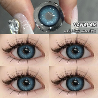 [NEW] VENICE/NANALAM คอนแทคเลนส์สีเทา blue เลนส์นิ่ม 2 ชิ้น 1 คู่ คอนแทคเลนส์สี บิ๊กอายตาหวาน 14.5มม.