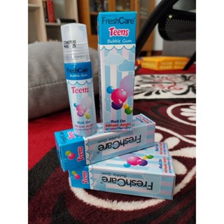 FreshCare Teens bubble gum โรลออนน้ำมันร้อนอโรม่าเทอราพีกลิ่นbubble gum