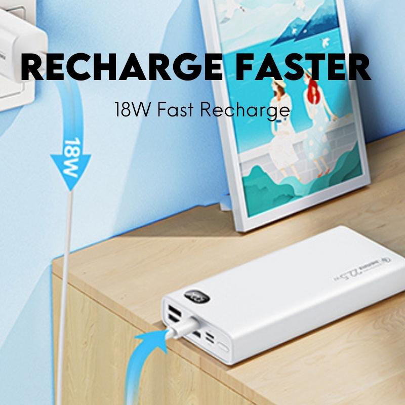 แบตสำรอง-20000mah-ชาร์จเร็ว-power-bank-fast-quick-charge-พร้อมส่ง