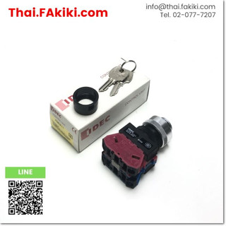 พร้อมส่ง, (A)Unused, ASW2K11 Select switch, สวิตช์แบบเลือกค่า สเปค 1a1b 2 notches, IDEC (66-007-965)