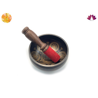 ขันทำสมาธิทิเบต 11ซม.(1ชุดมีขัน ไม้ หมอนรอง) Singing Bowl