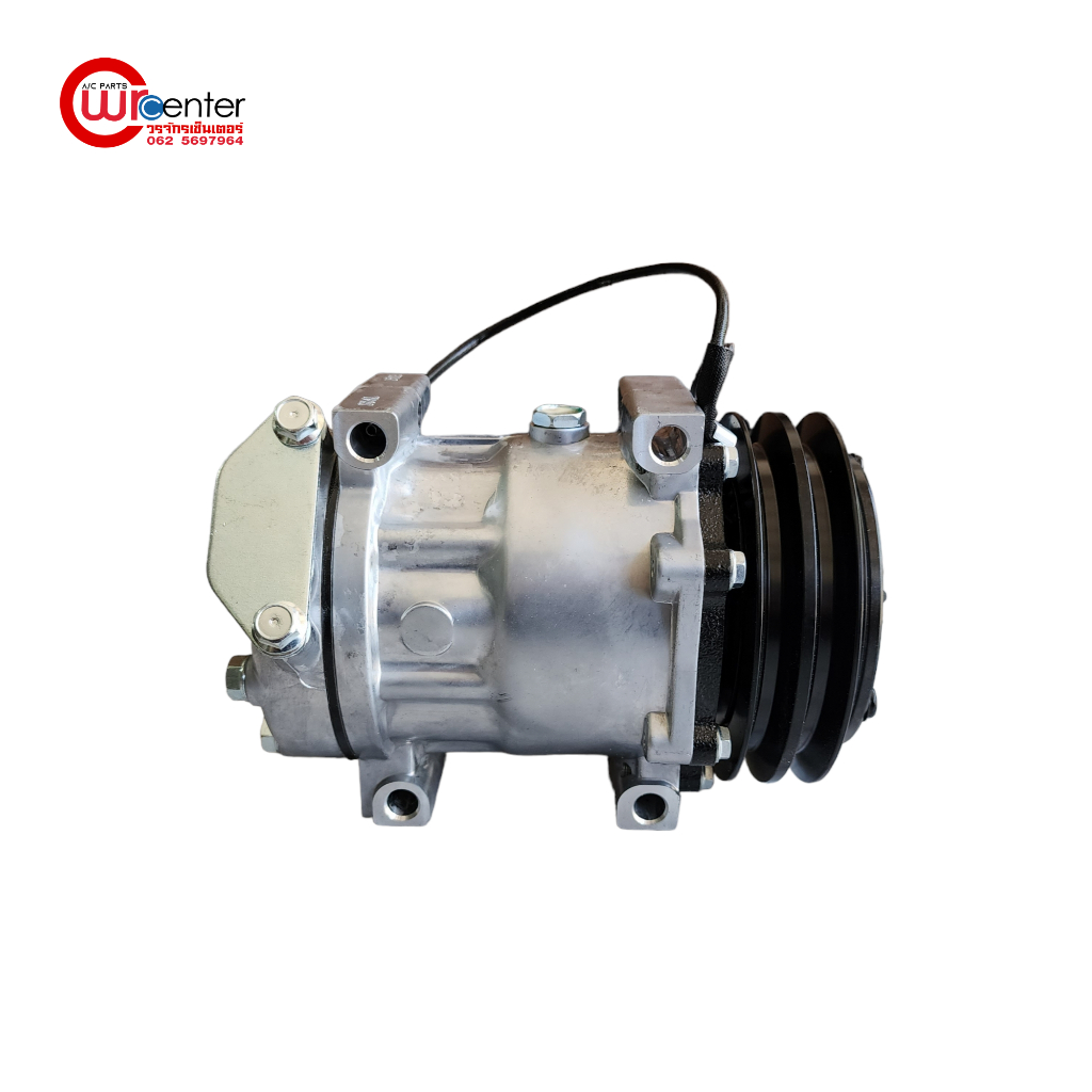 คอมแอร์-อีซูซุ-2800-7h15-12v-stal-คอมเพรสเซอร์-คอมแอร์รถยนต์-compressor-isuzu-2800-7h15-12v