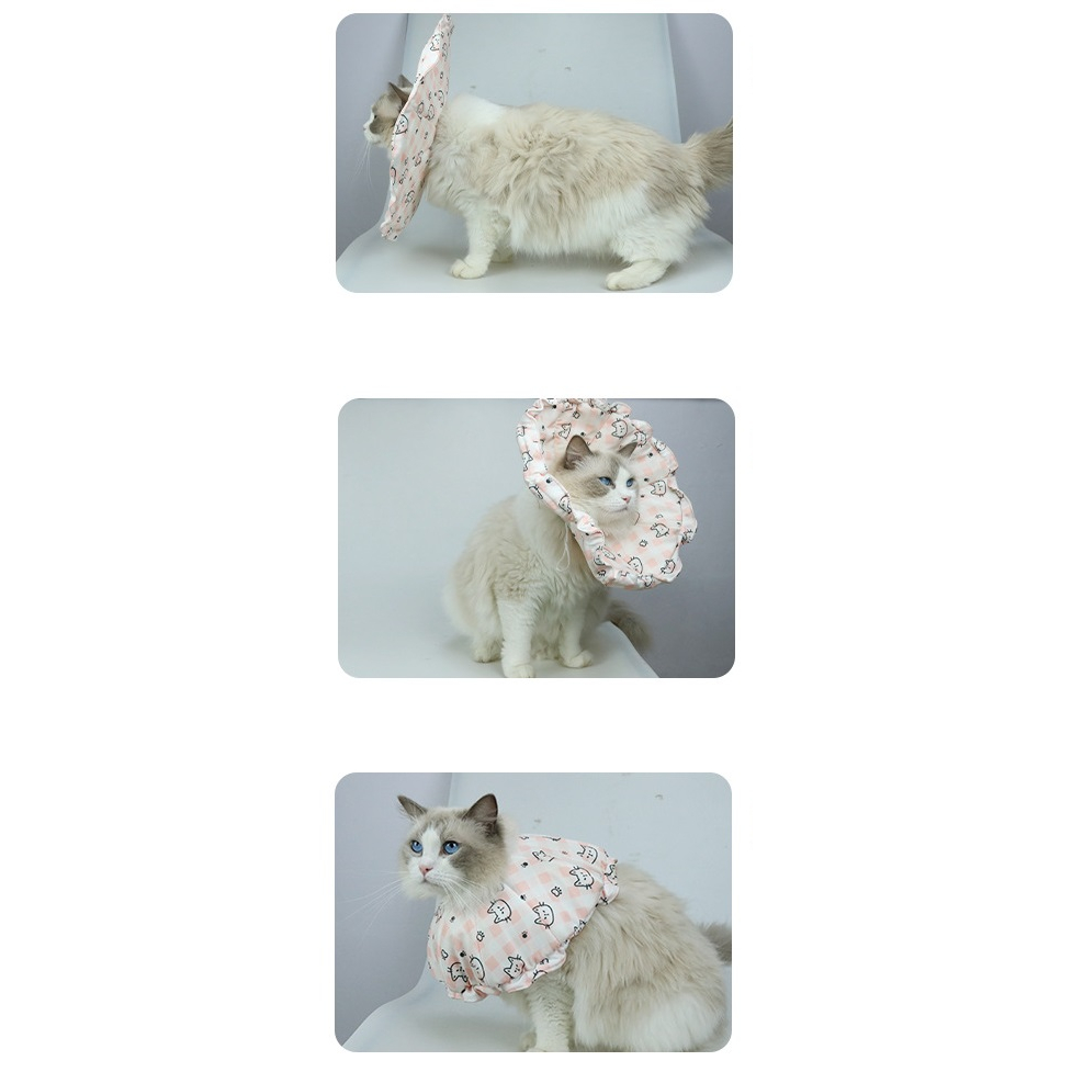 คอลล่าแมว-คอลล่าสุนัข-ใส่ได้-3-แบบ-กันน้ำ-น้ำหนักเบา-ไม่บาดคอ