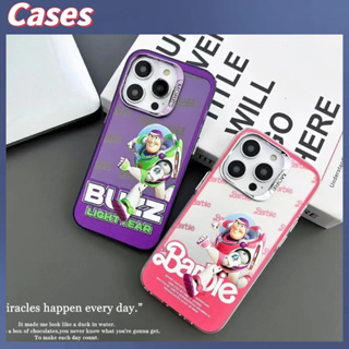 คูปองเคลม🎀เคสไอโ case for iphone 11 12 อะนิเมะสนุกๆ ของ Buzz Lightyear เคส 14 13 12 11 pro max เคสโทรศัพท์มือถือกันกระแท