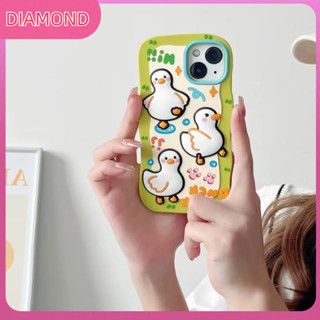 💲คูปองเคลม💲 case for iphone 11 12 เป็ดพเนจร เคส 14 13 12 11 pro max วัสดุซิลิโคนทนทาน ป้องกันการตก